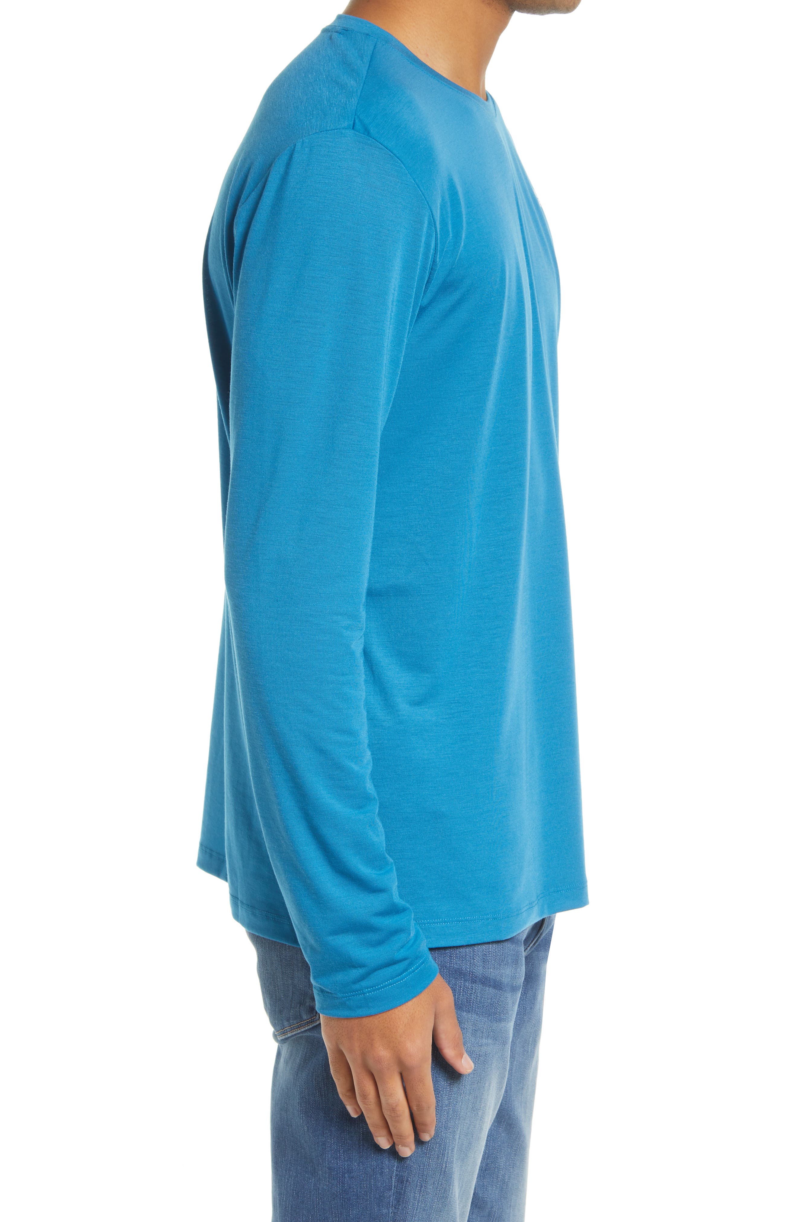 The North Face Wander Long Sleeve Shirt - Men's Banff Blue XL