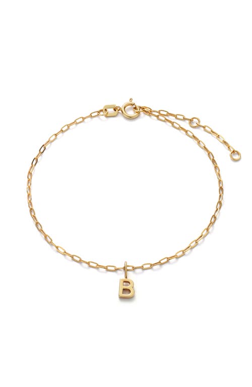 Ana Luisa 10k Gold Letter Bracelet