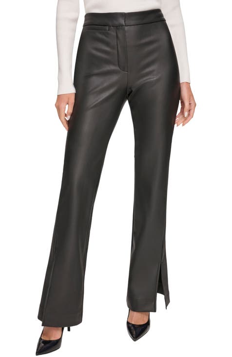 Women's DKNY Leather & Faux Leather Pants & Leggings | Nordstrom