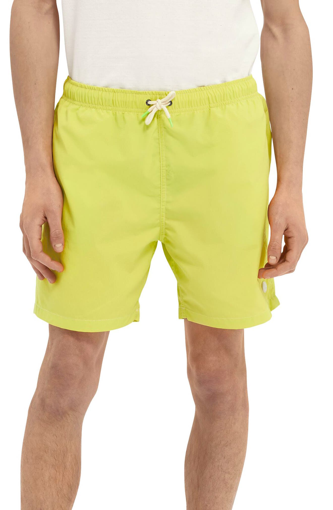 yellow swim trunks mens