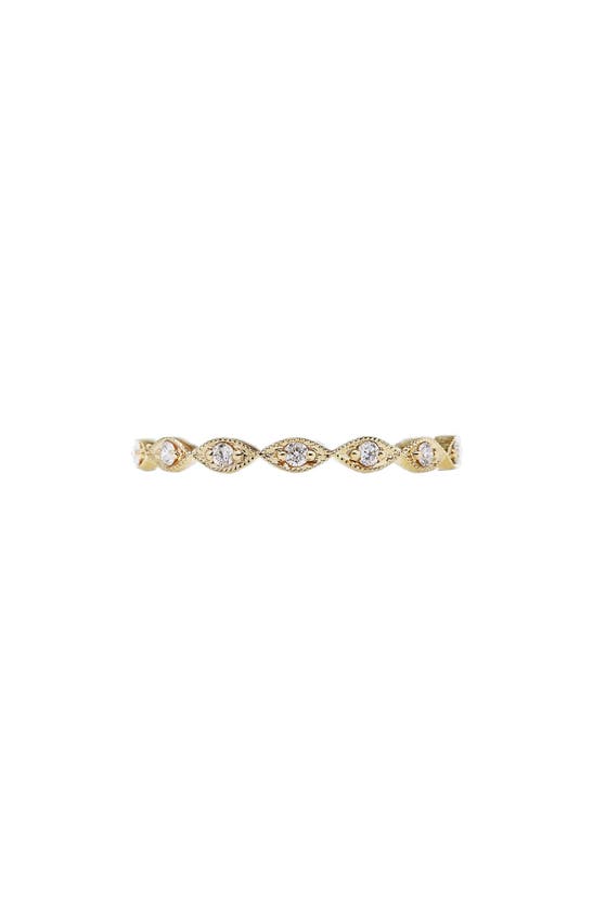 Sethi Couture Eleanor Diamond Eternity Band Ring In Yellow Gold/ Diamond