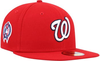New Era Washington Nationals ALT 3 59Fifty Fitted Hat (Red/Navy) MLB Cap