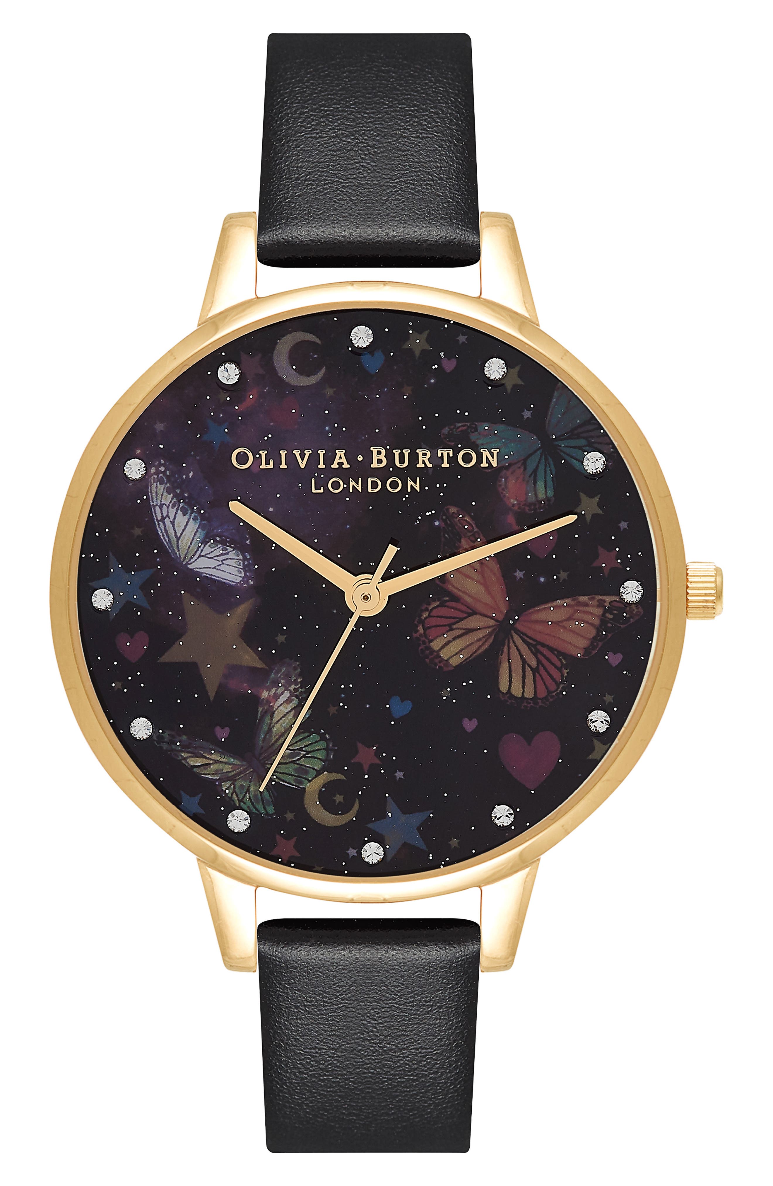 olivia burton floral watch