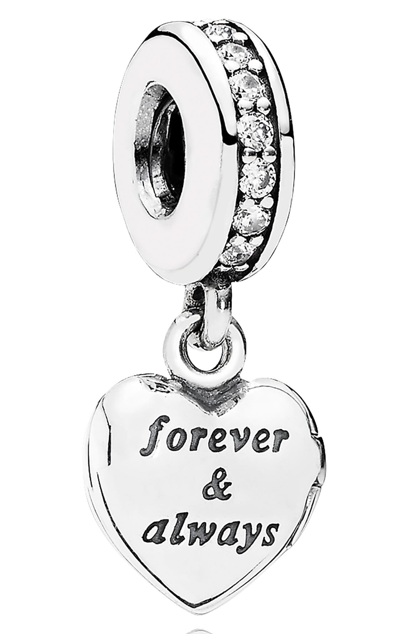 PANDORA My Beautiful Wife Locket Charm in Silver at Nordstrom