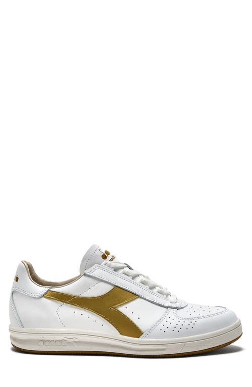 Diadora B. Elite Low-top Sneakers In White/gold