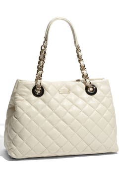 kate spade new york 'gold coast - maryanne' quilted leather shopper ...