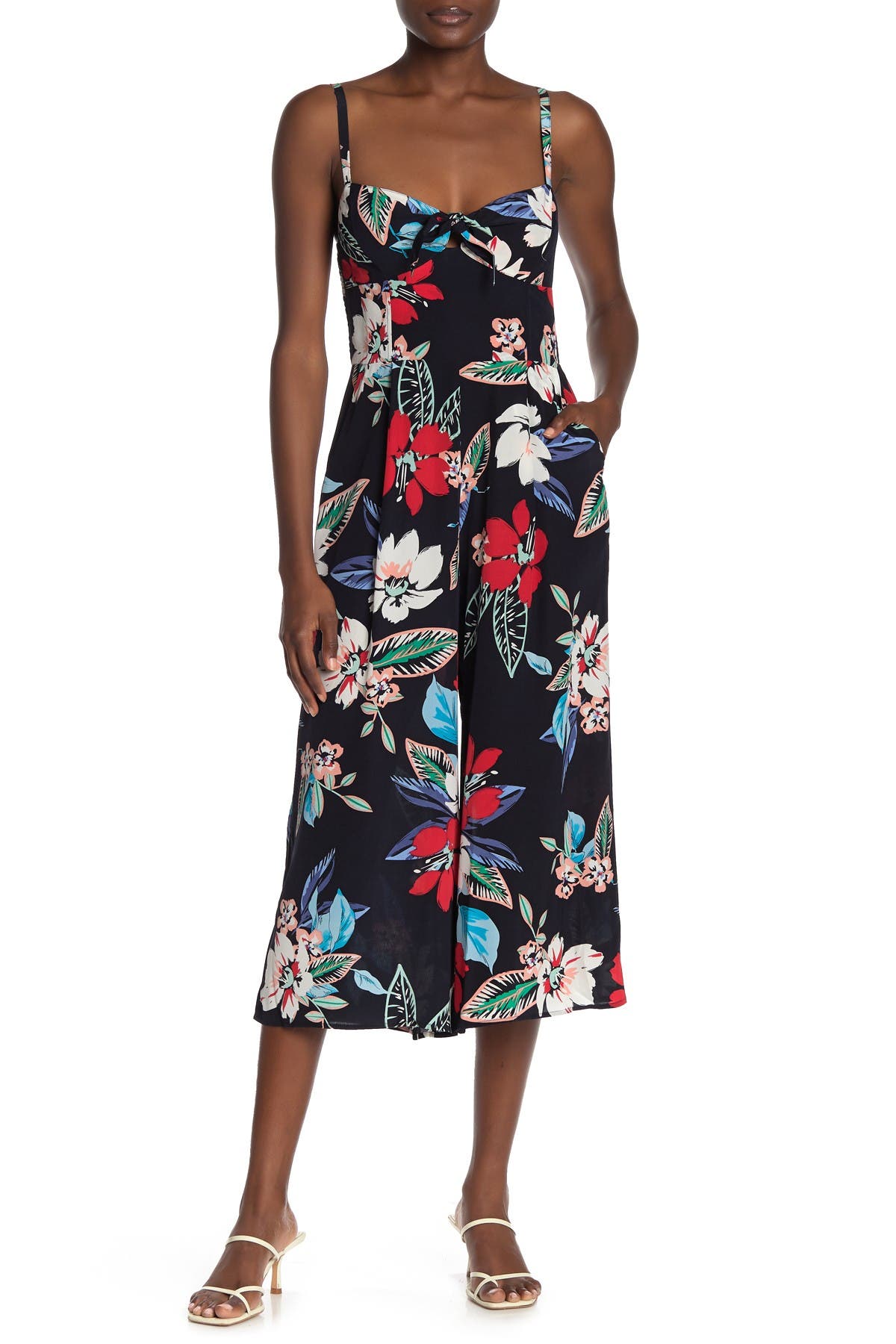 yumi floral jumpsuit