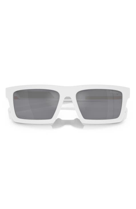 Tenebrose Men's Sport Sunglasses White Frame Multicolor Lens-Pack of 1