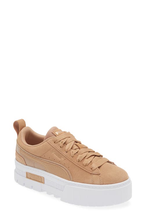 PUMA Mayze Platform Sneaker in Dusty Tan