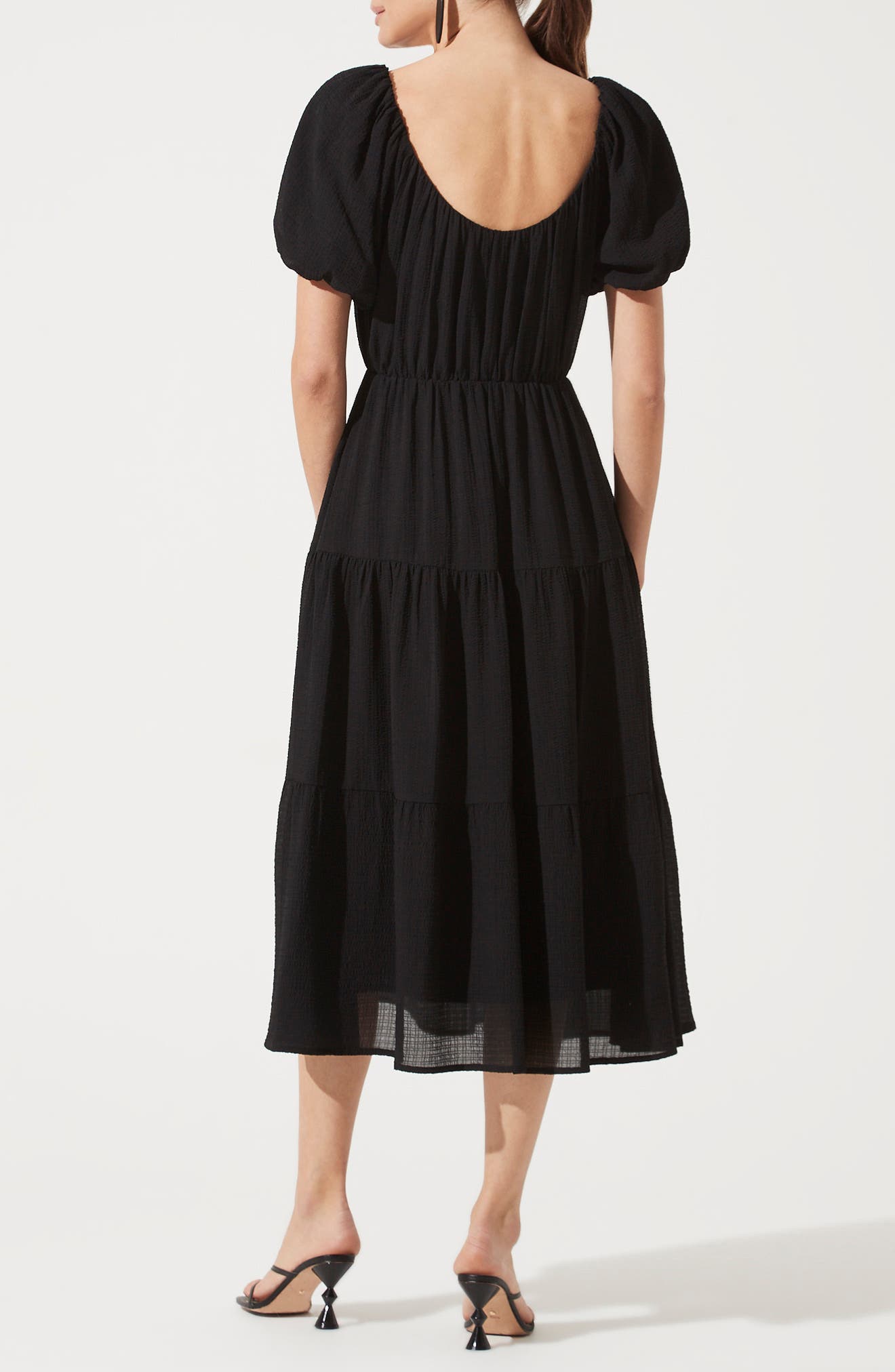 Tiered Short Sleeve Dress | Nordstrom