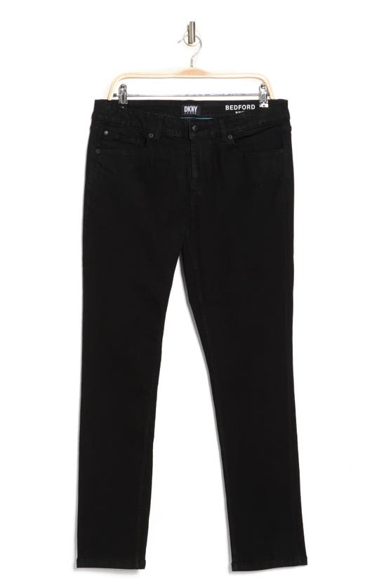 Shop Dkny Sportswear Dkny Bedford Slim Jeans In Black Rinse
