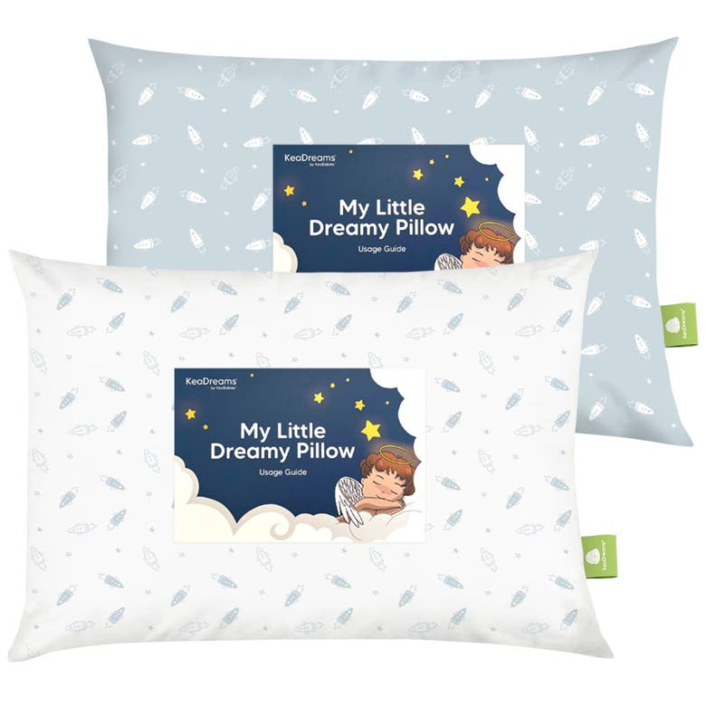 Shop Keababies 2-pack Toddler Pillows In Spacecrafts