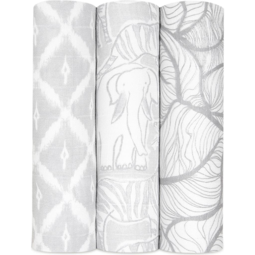 aden + anais 3-Pack Silky Soft Swaddling Cloths in Culture Club