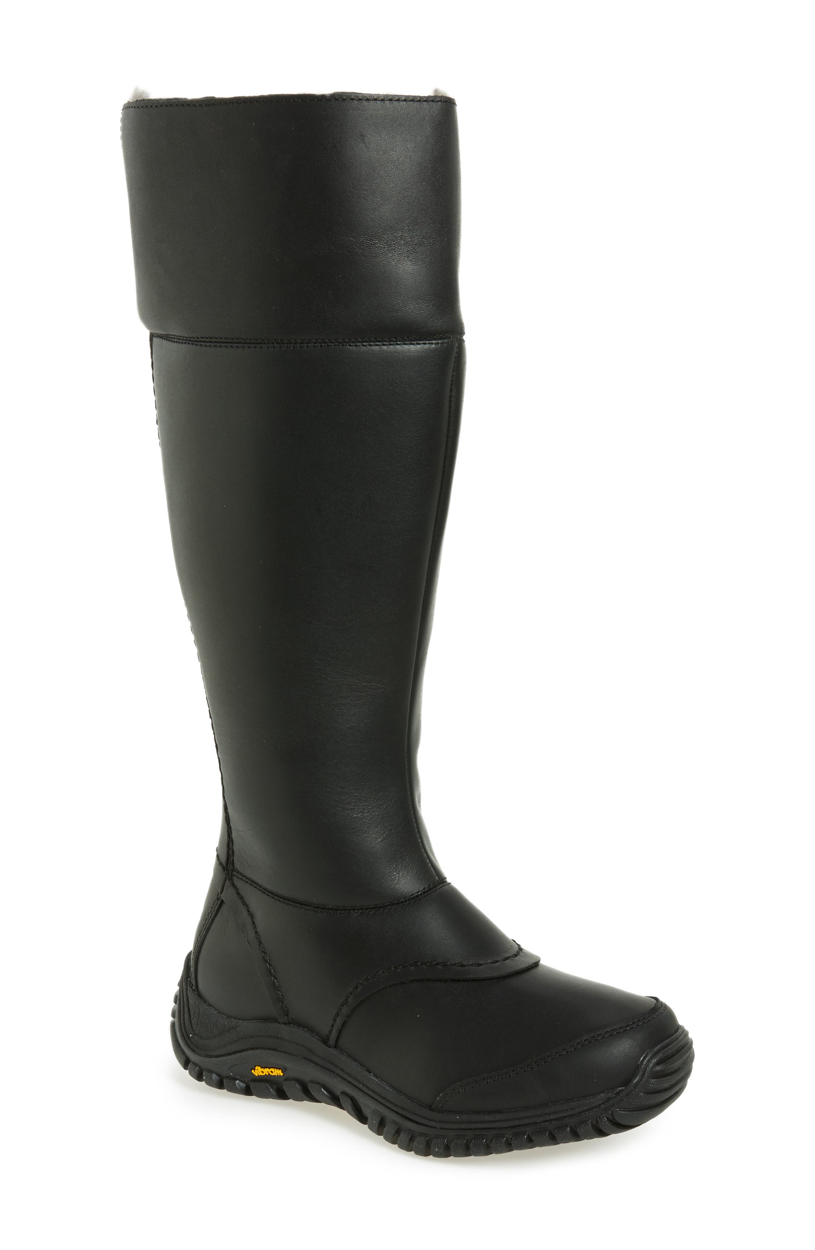 ugg womens miko snow boots black