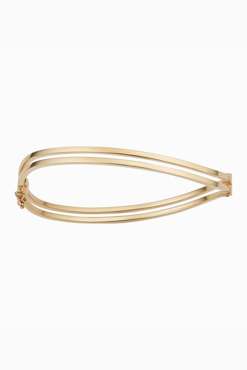 Oradina 14k Gold Hudson Bangle In Yellow Gold