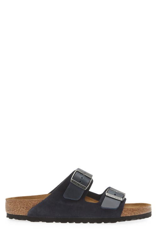 Shop Birkenstock Arizona Slide Sandal In Midnight