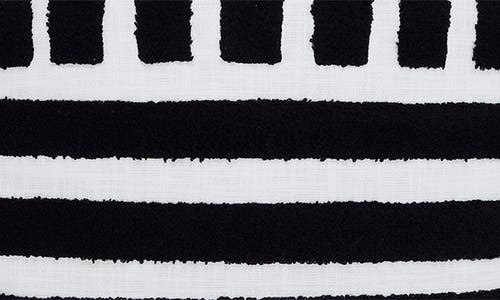 Shop Renwil Stella Stripe Accent Pillow In Black