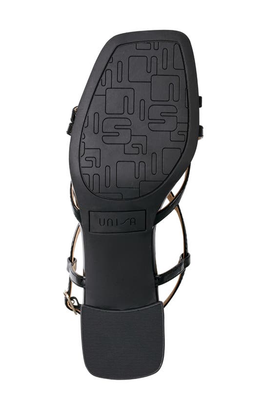 Shop Unisa Zakari Ankle Strap Sandal In Black
