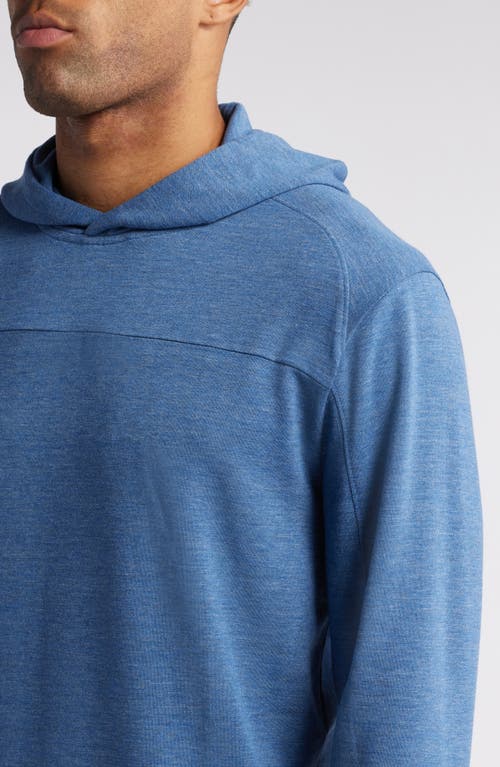 Shop Johnnie-o Remmy Performance Hoodie In Lake