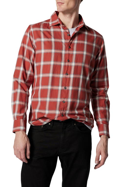 Rodd & Gunn Eden Park Sports Fit Check Button-Up Shirt in Brick at Nordstrom, Size X-Large