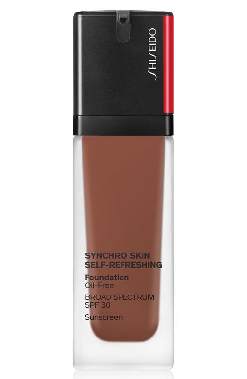 Shiseido Synchro Skin Self-Refreshing Liquid Foundation in 540 Mahogany at Nordstrom