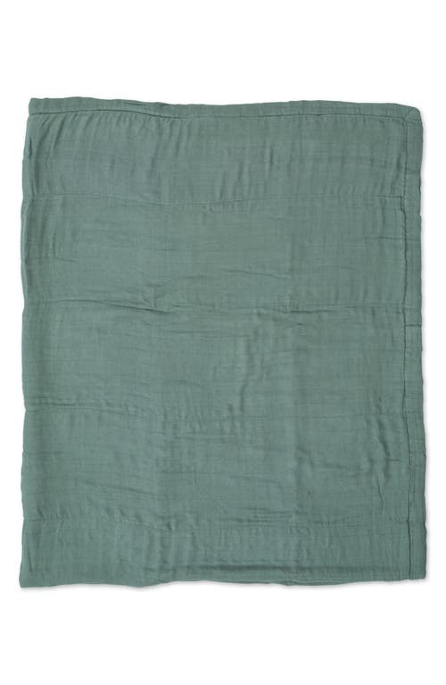little unicorn Deluxe Muslin Quilted Throw in Sage at Nordstrom