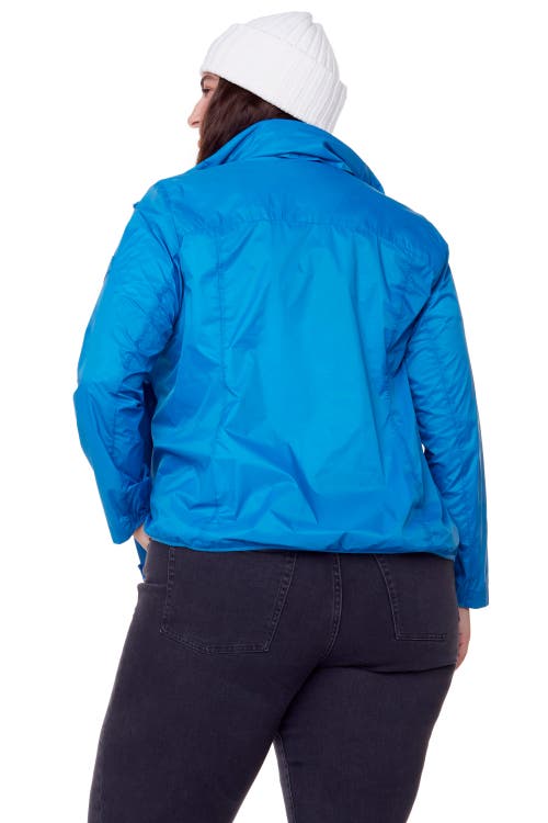 Alpine North Pelly Plus Women's (recycled) Ultralight Windshell Jacket (plus Size) In Blue