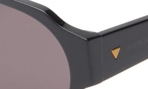 Shop Bottega Veneta 59mm Pilot Sunglasses In Black