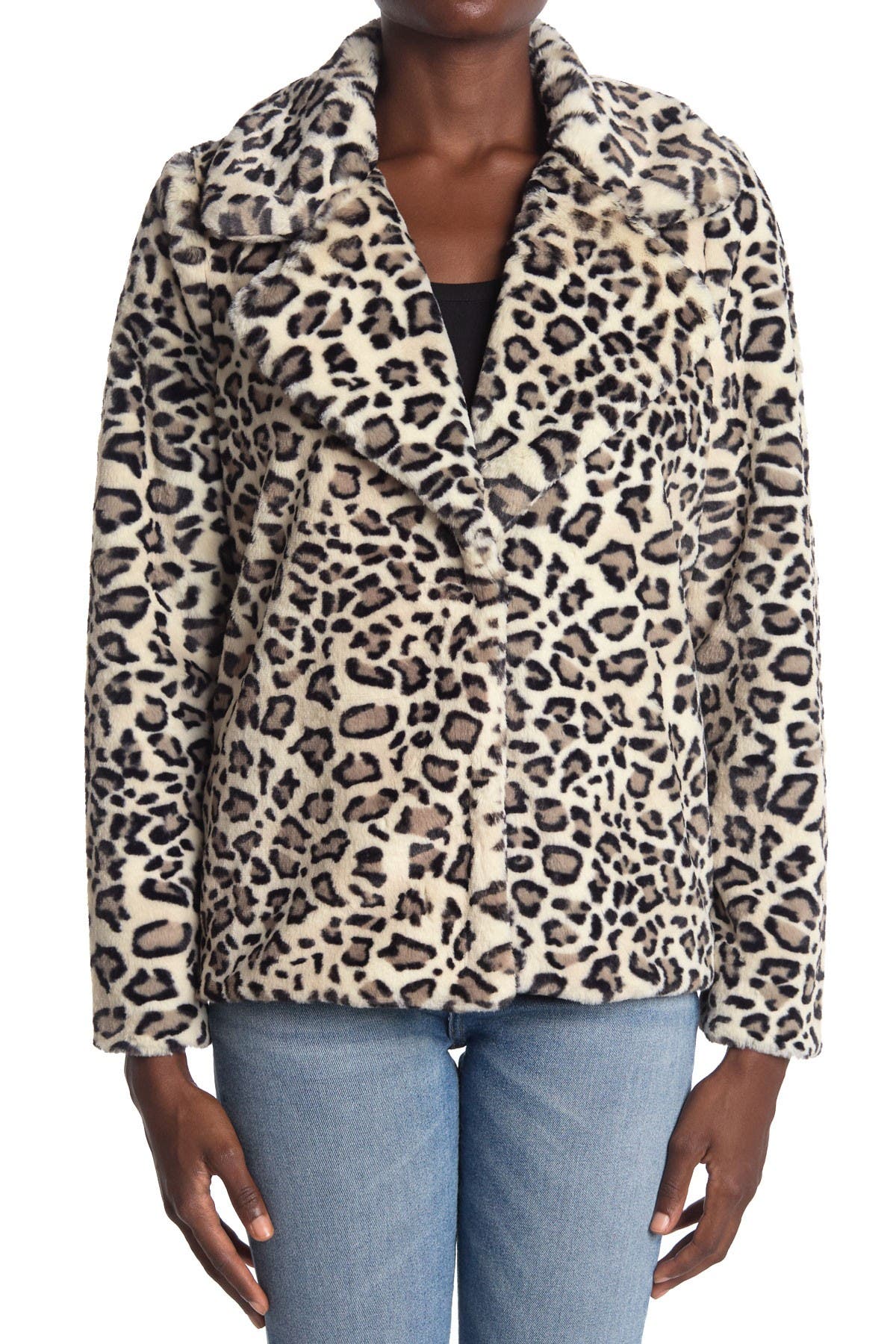love token leopard coat