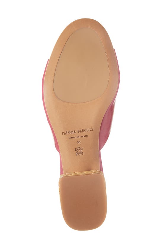 Shop Paloma Barceló Paloma Barcelo Maiko Slide Sandal In Fuchsia