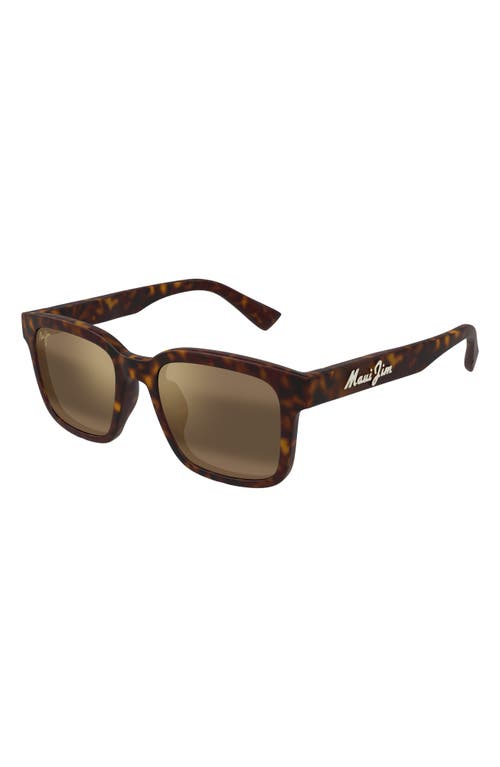 MAUI JIM MAUI JIM OPIOPIO AF 54MM POLARIZEDPLUS2® RECTANGULAR SUNGLASSES 