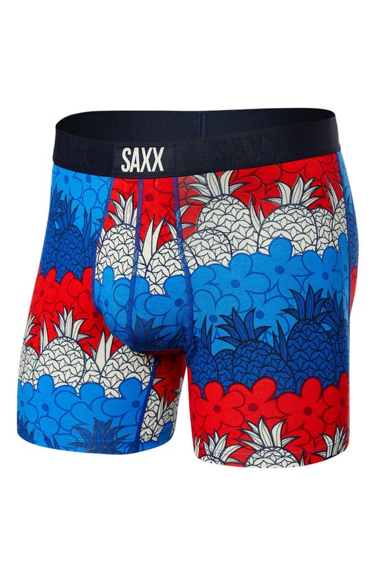 Saxx Ultra Super Soft Relaxed Fit Boxer Briefs In Lucky Devil