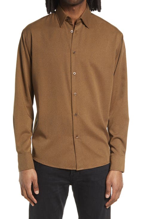 Men's Brown Button Up Shirts | Nordstrom