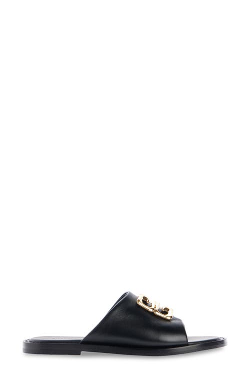 Shop Givenchy Liquid 4g Logo Slide Sandal In Black