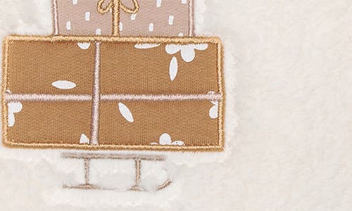Pl Baby By Petit Lem Faux Shearling Sweatshirt, Leggings & Socks Set In Gifts