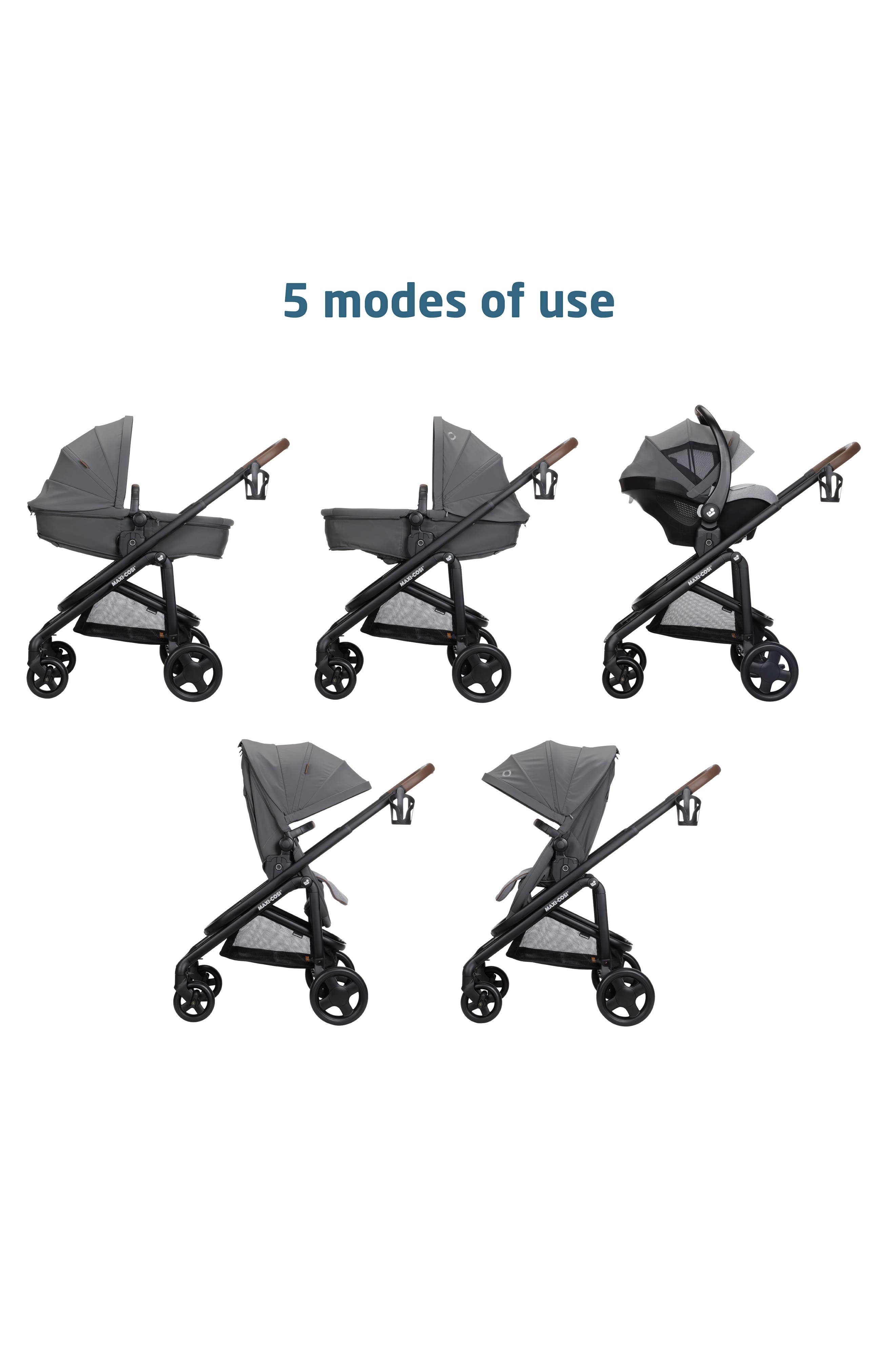 MaxiCosi® Tayla™ Max 5in1 Modular Travel System Stroller/Baby Car