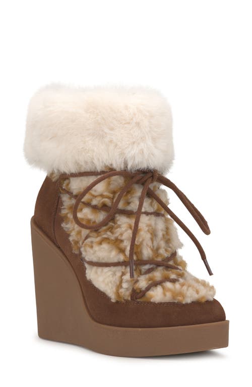 Myina Wedge Bootie in Tobacco