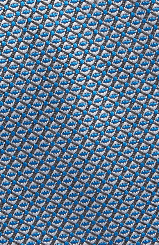 Shop Hugo Boss Neat Geometric Tie In Dark Blue