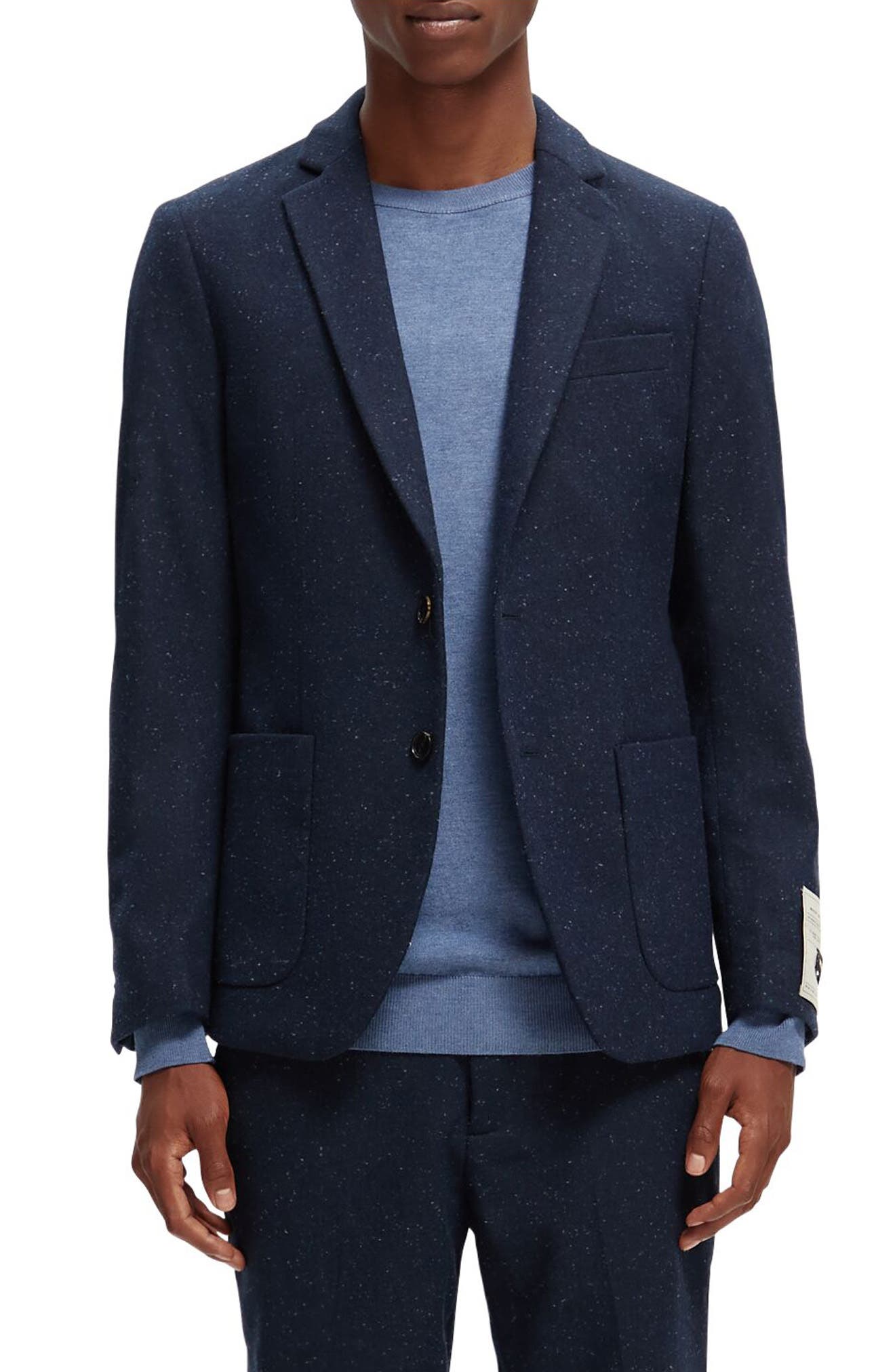 scotch and soda blue blazer