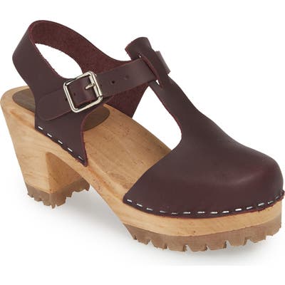 Mia Madeline Clog Sandal, Burgundy