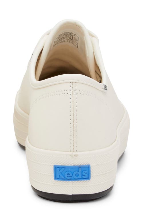 Shop Keds ® Triple Kick Platform Sneaker In Off White/black