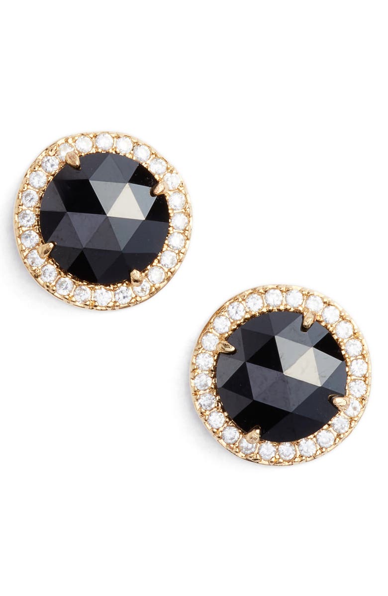 kate spade new york bright ideas pavé halo stud earrings ...
