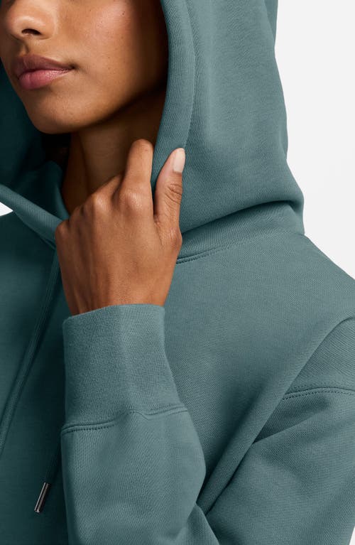 Shop Jordan Flight Fleece Hoodie In Oxidized Green