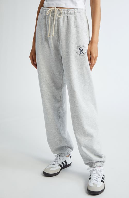 Sporty & Rich Graphic Sweatpants Heather Gray at
