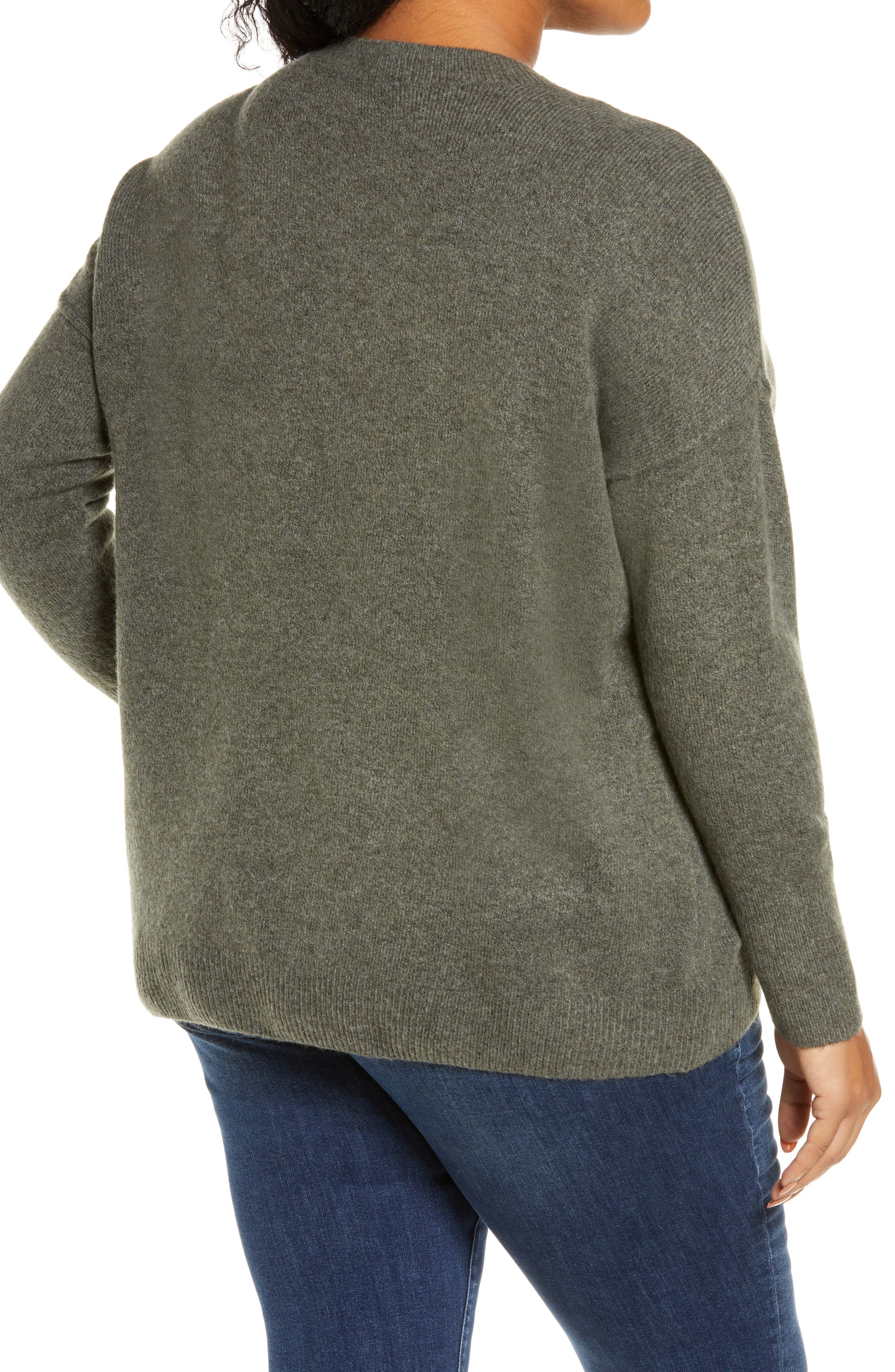Vince Camuto Center Seam Crewneck 