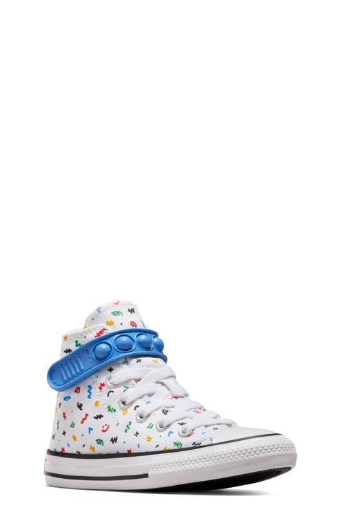 Converse Kids' Chuck Taylor® All Star® Bubble Strap Sneaker In White/blue Slushy/white