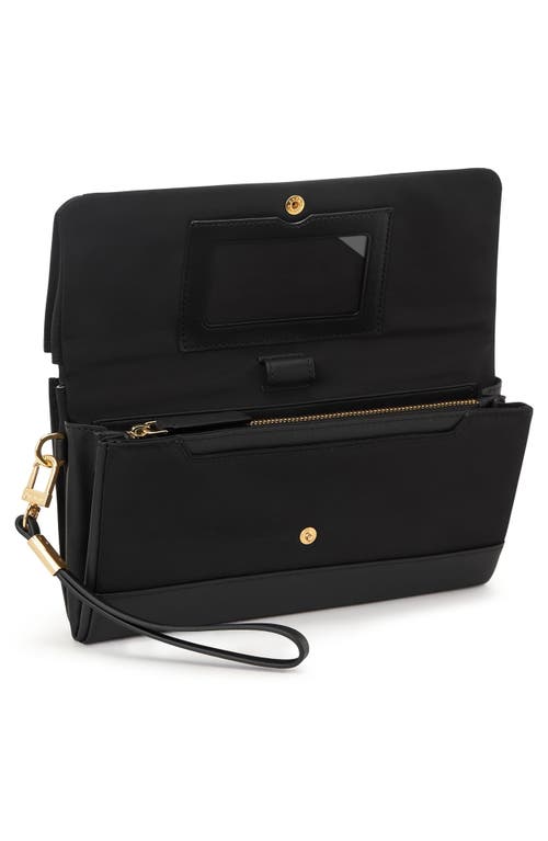 Shop Tumi Travel Wallet In Black/gold