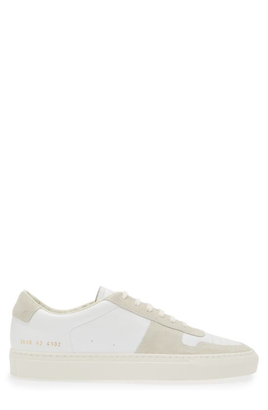 Shop Common Projects Bball Duo Sneaker In Off White