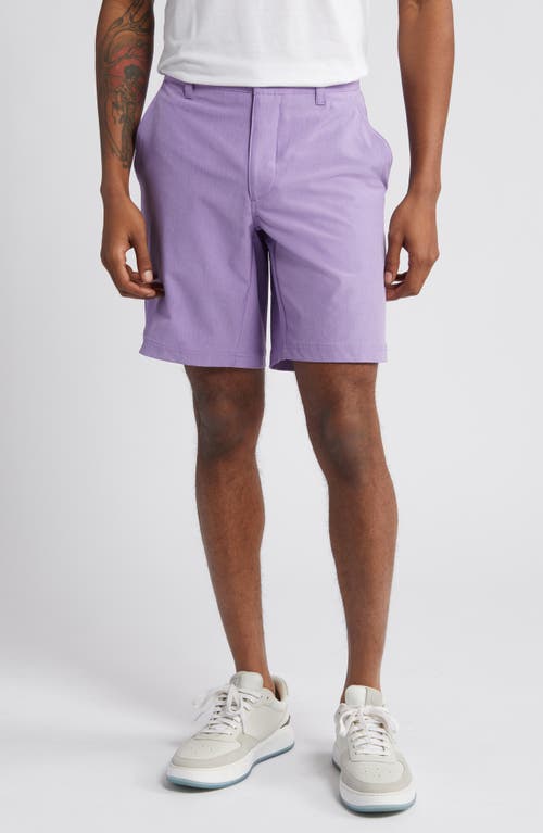 Sully REPREVE Recycled Polyester Shorts in Purple-Heather
