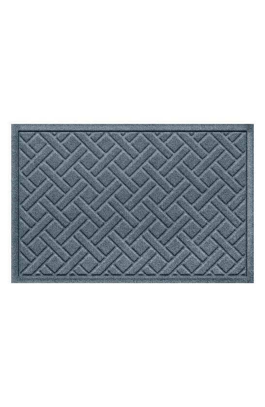 Bungalow Flooring Waterhog Lattice Floor Mat In Blue